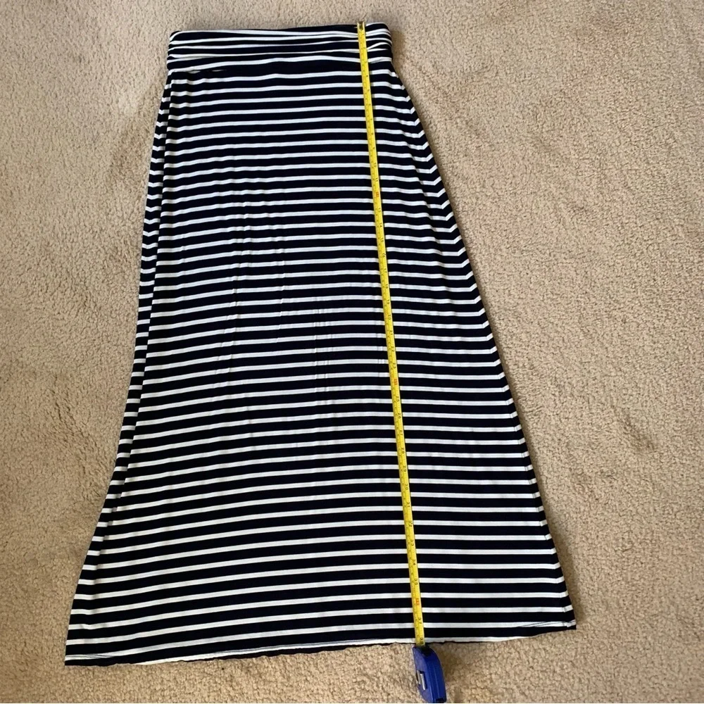 J. Crew Striped Modal, Spandex Maxi Skirt- Sz XS - Picture 10 of 10